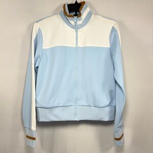 Colorblock Wild Fable Light Blue/White Track Jacket Size S